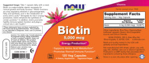 Biotin 5,000 mcg