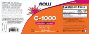 Label for C-1000