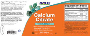 Calcium Citrate