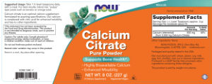 Calcium Citrate Pure Powder