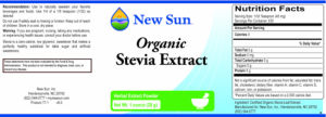 Organic Stevia Extract