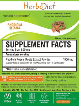Rhodiola Rosea Extract