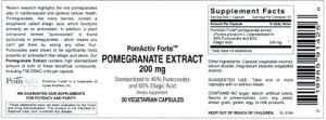 PomActiv Forte Pomegranate Extract 200 mg