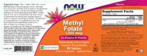 Methyl Folate 1,000 mcg
