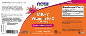 MK-7 Vitamin K-2 100 mcg