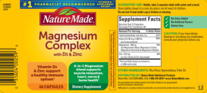 Magnesium Complex with D3 & Zinc
