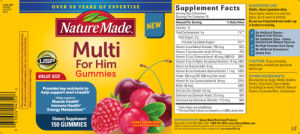 Multi For Him Gummies Cherry & Mixed Ber