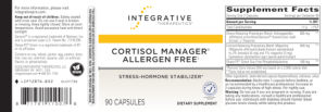 Cortisol Manager Allergen Free