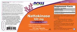 Label for Nattokinase 100 mg