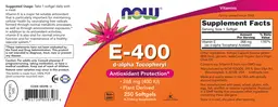 Label for E-400