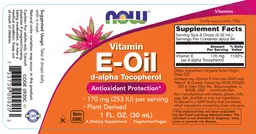 Label for E-Oil