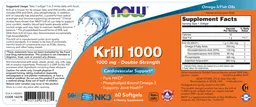 Label for Krill 1000 Double Strength