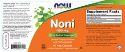 Label for Noni 450 mg