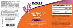 Label for Phosphatidyl Serine 100 mg