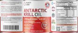 Label for Antarctic Krill Oil
