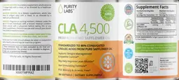 Label for CLA 4,500
