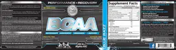 Label for BCAA Blue Razz