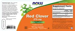 Label for Red Clover 375 mg
