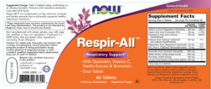 Label for Respir-All