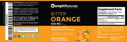 Label for Bitter Orange 500 mg