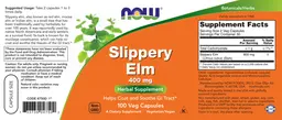 Label for Slippery Elm 400 mg