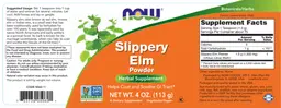 Label for Slippery Elm Powder