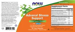 Label for Adrenal Stress Support