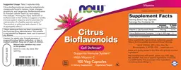 Label for Citrus Bioflavonoids