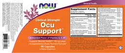 Label for Clinical Strength Ocu Support