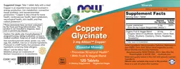 Label for Copper Glycinate 3 mg