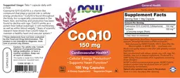 Label for CoQ10 150 mg