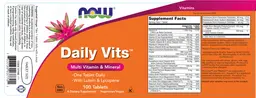 Label for Daily Vits