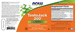 Label for TestoJack 200