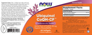 Label for Ubiquinol CoQH-CF