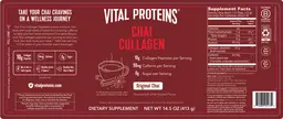 Label for Chai Collagen Original Chai