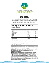 Label for Detox