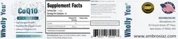 Label for CoQ10 100 mg
