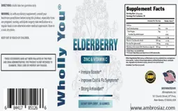 Label for Elderberry