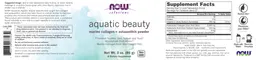 Label for Aquatic Beauty