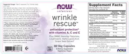 Label for Wrinkle Rescue