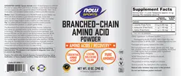 Label for Branched-Chain Amino Acid Powder