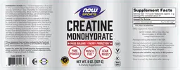 Label for Creatine Monohydrate