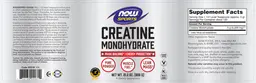 Label for Creatine Monohydrate