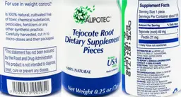 Label for Tejocote Root