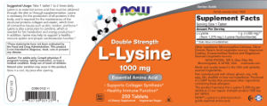 Double Strength L-Lysine 1000 mg