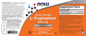 Double Strength L-Tryptophan 1000 mg