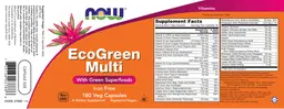Label for EcoGreen Multi Iron-Free