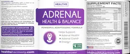 Label for Adrenal Health & Balance