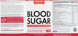 Label for Blood Sugar