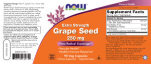 Extra Strength Grape Seed 250 mg